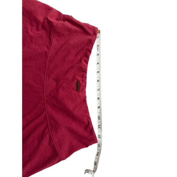 Prana Maroon A line lightweight skirt sz S stretchy fit and flare casual - Picture 3 of 7
